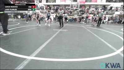 67 lbs Consi Of 4 - Lukas Ruzicka, Standfast vs Lane Plumlee, Mustang Bronco Wrestling Club