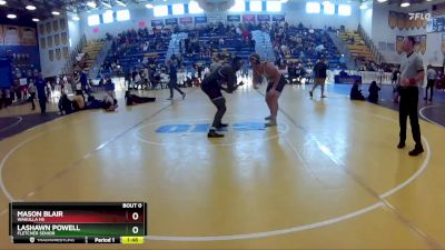 285 Blue Round 4 - Mason Blair, Wakulla Hs vs Lashawn Powell, Fletcher Senior