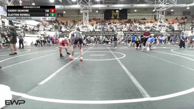 144 lbs Semifinal - Caddo Gilmore, Team Conquer Wrestling vs Clayton Rowell, Elgin Wrestling