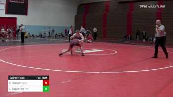 174 lbs Quarterfinal - Christian Hansen, Spartan Combat RTC vs Luca Augustine, Pitt