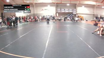 157 lbs 1st Place Match - Easton Worachek, UW Parkside vs Lane Button, Central Michigan