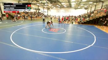 184 lbs Cons. Round 2 - Alex Drees, John Carroll vs Dominic Pagan, Baldwin Wallace