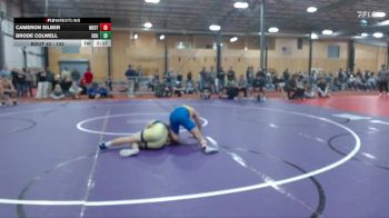 133 lbs Champ. Round 1 - Brode Colwell, Eastern Oregon University vs Cameron Silber, Westcliff