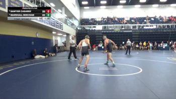 165 lbs Cons. Round 5 - Marshall Beecham, Cuesta College vs Sawyer Casarez, Shasta College