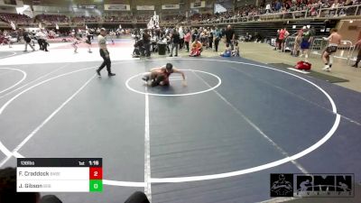 138 lbs Quarterfinal - Forrest Craddock, Basement Brawlers vs Jakob Gibson, 806 Takedown Wrestling