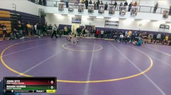 105 lbs Semifinal - Riggin Harris, Rocky Mountain vs John Sitz, Cody Middle School