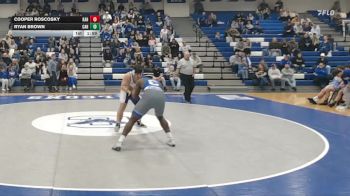215 lbs Ryan Brown, Connellsville Area Hs vs Cooper Roscosky, Kiski Area Hs