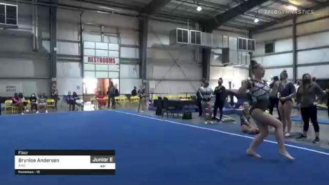Brynlee Andersen - Floor, AAG - 2021 Region 1 Women's Championships