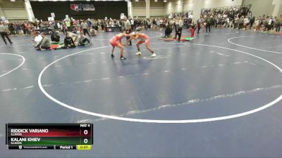 126 lbs Cons. Round 10 - Kalani Khiev, Illinois vs Riddick Variano, Illinois