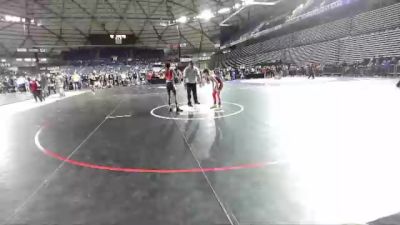 97 lbs Cons. Round 3 - Omareante-Jarron Russell, Team Aggression Wrestling Club vs Rocky Little, Inland Northwest Wrestling Training Center