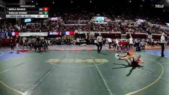 G - 115 lbs Cons. Round 5 - Saellah Nomee, Ronan Girls vs Anola Naugle, Arlee Girls