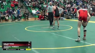 126 lbs Semifinal - Marshall Morency, ANDERSON vs Collin Twigg, WAUSEON