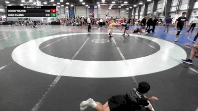 145 lbs Rr Rnd 1 - Owen Weaks, Faith & Fellowship Wrestling Club vs Luke Evans, Blue Wave