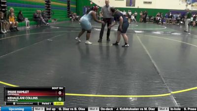 235 lbs Quarterfinal - Kehaulani Collins, Corvallis vs Imani Hamlet, Centennial