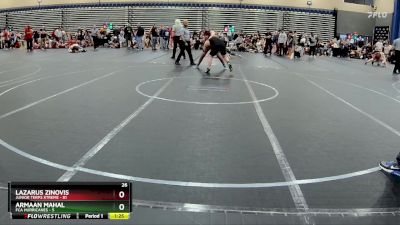 210 lbs Round 2 (8 Team) - Armaan Mahal, FCA Hurricanes vs Lazarus Zinovis, Junior Terps Xtreme