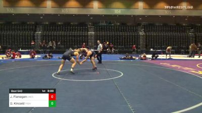 184 lbs Consolation - Dominic Kincaid, Fresno State vs Josh Flanagan, Northern Colorado