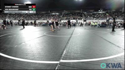 200 lbs Quarterfinal - Sydney O'brien, Hurricane Wrestling Academy vs Ava Beaubouef, Piedmont