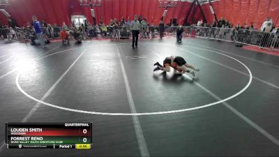 70 lbs Quarterfinal - Louden Smith, Wisconsin vs Forrest Reno, River Valley Youth Wrestling Club