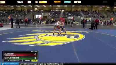 120 lbs Semifinal - Alex Rich, Thurston Mat Club vs Kolton Season, Team Umpqua Wrestling