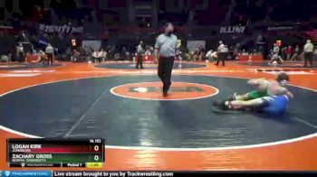 1 lbs Quarterfinal - Zachary Gross, Normal (University) vs Logan Kirk, Johnsburg