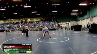 175 lbs Cons. Round 2 - James Brown, West Forsyth vs Alexander Lopez, Parkwood