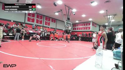 98 lbs Semifinal - Easton Ishmael, Broken Arrow Jh vs Cash Howard, Coweta