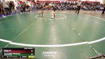 120 lbs Cons. Round 3 - Shalveen Prasaad, John H Pitman vs Ryan Liu, Mt. View