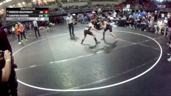 120 lbs Cons. Round 2 - Carsten Eggers, Gretna Youth Wrestling Club vs Pierson Braithwait, CWO
