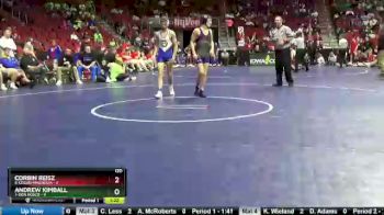 120 lbs Semis - Andrew Kimball, 1-Don Bosco vs Corbin Reisz, 5-Logan-Magnolia