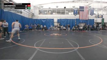 285 lbs Cons. Round 3 - Basheer Hadi, Marymount vs Jake Pomykata, Johns Hopkins