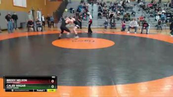 182 lbs Quarterfinal - Caleb Wagar, Mount Baker vs Brody Nelson, South Whidbey