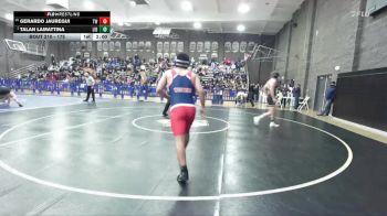 175 lbs Quarterfinal - Talan LaMattina, Liberty (Madera) vs Gerardo Jauregui, Tulare Western
