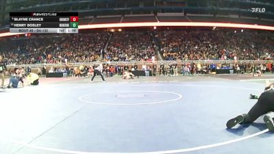 D4-132 lbs Champ. Round 1 - Blayne Crance, Union City vs Henry Bosley, Munising