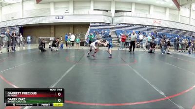 53 lbs Semifinal - Garrett Precious, Michigan vs Darek Diaz, ISI Wrestling Club