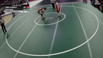 Champ. Round 1 - Riley Selig, Papillion-La Vista Girls vs Abbey Dannelly, Millard South Girls