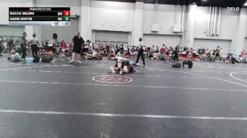 129 lbs Cons. Round 2 - Gavin Austin, Roundtree Wrestling Academy vs Rocco Mauro, Dayton Bandits WC