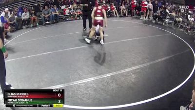 90 lbs Finals (8 Team) - Micah Donahue, Minnesota Gold vs Elias Rhodes, Nebraska Black