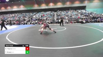 165 lbs Semifinal - Kalob Ybarra, Pomona vs Travis Grace, Gilroy