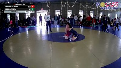 143-164 lbs Round 1 - Carma Forty, Knoch Knights vs Darran Dunlap, Hampton