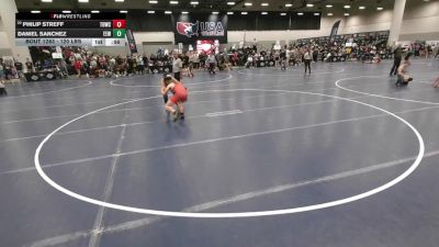 120 lbs Cons. Rd Of 64 - Philip Streff, The Underground Wrestling Club vs Daniel Sanchez, Eagle Empire Wrestling