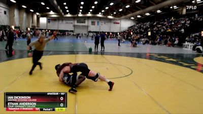 197 lbs Cons. Round 2 - Ethan Anderson, Colby Community College vs Ian Dickinson, Western Wyoming College