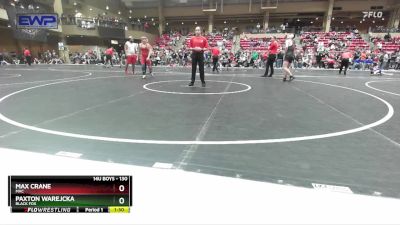 130 lbs Cons. Round 2 - Max Crane, MAC vs Paxton Warejcka, Black Fox