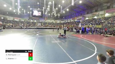 70 lbs Round Of 32 - Giovanni Rodriguez, Alamosa vs Leo Adame, Victory Wrestling Club