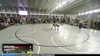 80 lbs Quarterfinal - Kassidy Davis, Mat Demon WC vs Jessica Dean, Betterman Elite Wrestling