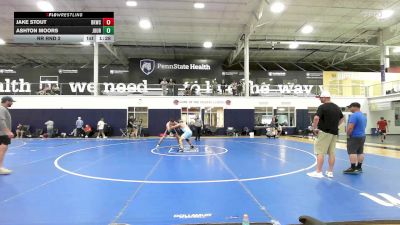 191 lbs Rr Rnd 2 - Jake Stout, Blue Knights Alpha vs Ashton Moors, Journeymen Wrestling Red - HSC