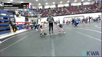 55 lbs Consi Of 4 - Caleb Boyd, Harrah vs Kasen Fuller, Comanche Takedown Club