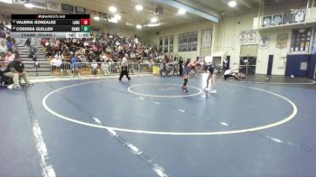 105 lbs Champ. Round 1 - Corrina Guillen, Ramona/Riverside vs Valeria Gonzalez, Lancaster