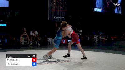 120 lbs Final - Rocco Cassioppi, IL vs Arseni Kikiniou, CA