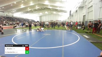 120 lbs Round Of 16 - Lyric Brooks, Chino Valley Cougar Club vs Nick Gandarilla, Unattached