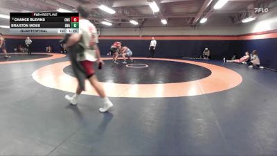 175 lbs Quarterfinal - Braxton Moss, Sanderson Wrestling Academy vs Chance Blevins, Champions Wrestling Club